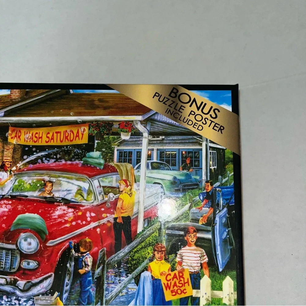 Kodak 1000 Piece Car Wash Saturday and de bored 500 Piece Palm Springs‎ Puzzles